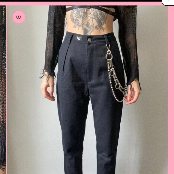 LTT Dark Plaid Trousers - Picture 4 of 4